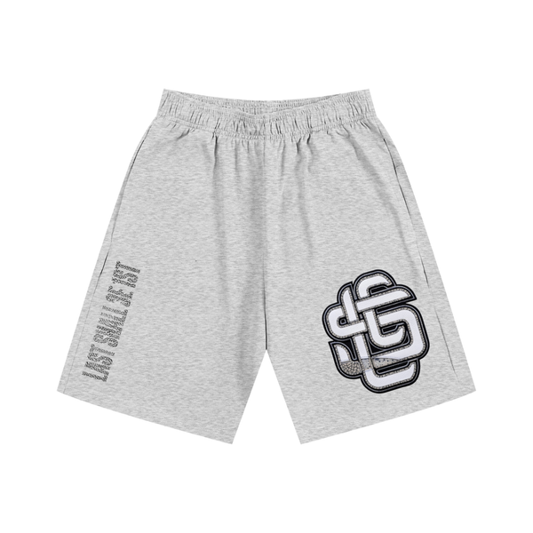 "The Front"(White")Essential Heavyweight Cotton Shorts