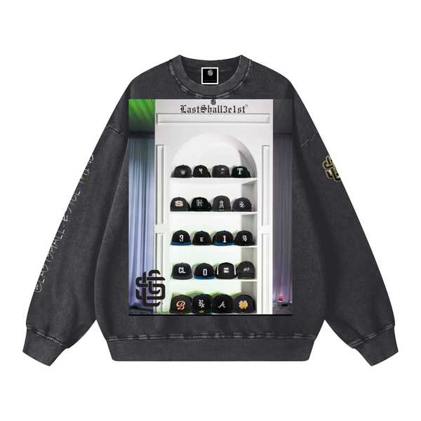 "Nephew went #144!" Snow Washed Oversized Sweatshirt