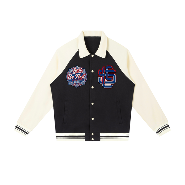 Union x Fragment Sport Royal / Chicago Royal Contrast Raglanärmel Baseballjacke