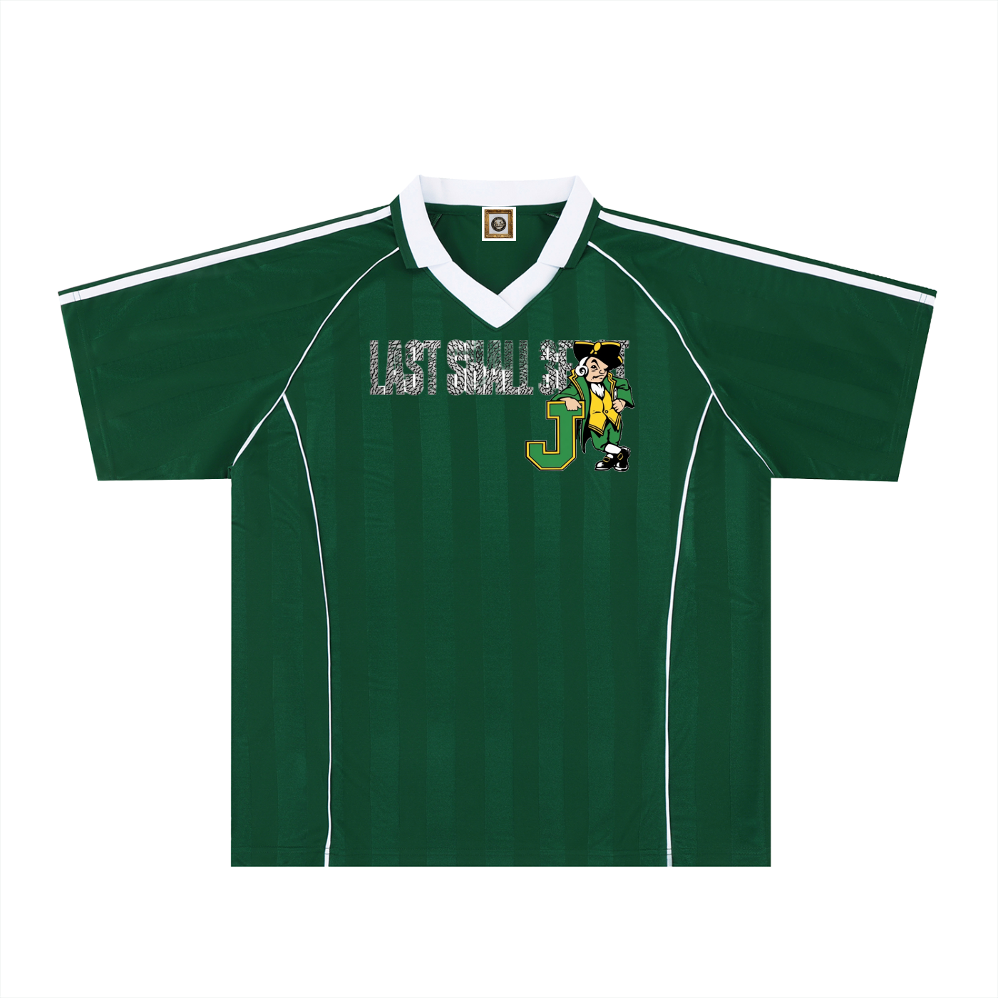 LS31st x D-Lo's Kitchen "Class of '03" (Auswärts-Alternativ) Shadow Stripe Kragen-Fußballtrikot