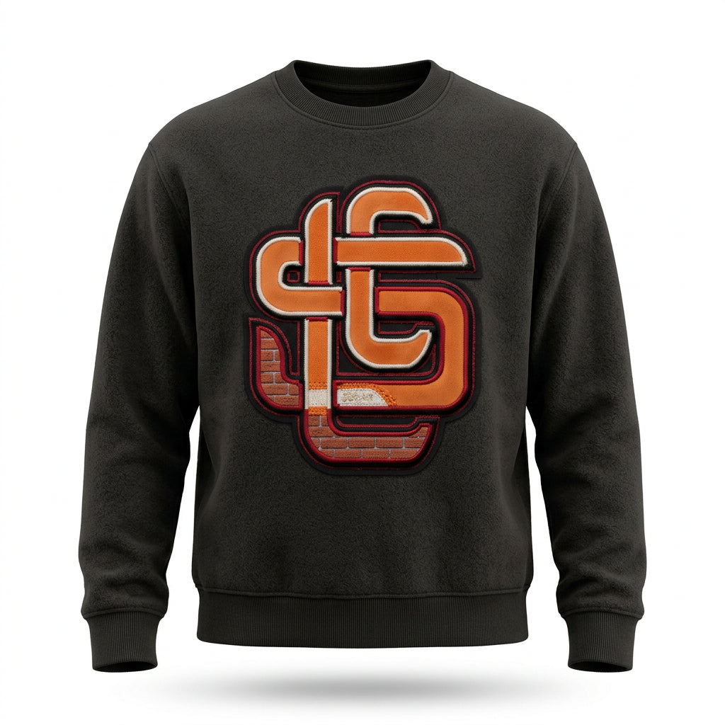 Backboard Brick Crewneck - garment mockup