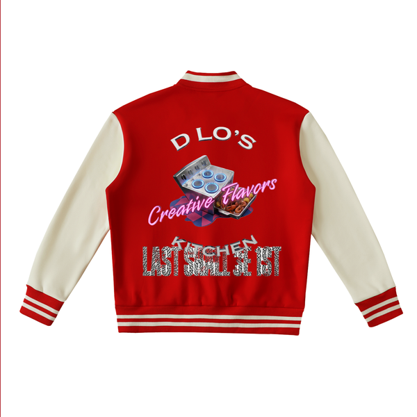 LS31st x D-Lo's Kitchen "Chefs Choice" Two-Tone Fleeced Varsity Jacket