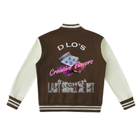 LS31st x D-Lo's Kitchen "Chefs Choice" Two-Tone Fleeced Varsity Jacket