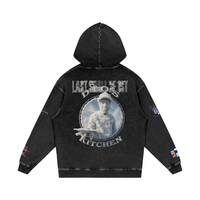 LS31st x D-Lo's Kitchen "Above The Clouds" Snow Washed Loose Cotton HoodieLS31st x D-Lo's Kitchen "Above The Clouds"