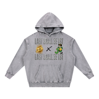 LS31st x D-Lo's Kitchen "Class of '03" Snow Wash Hand-Frayed Heavyweight  Hoodie