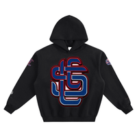 L.S.3.1st “The Monogram" Colorways Patch Archives(Union x Fragment Sport Royal/Chicago Royal Edition)Fleeced Boxy Hoodie