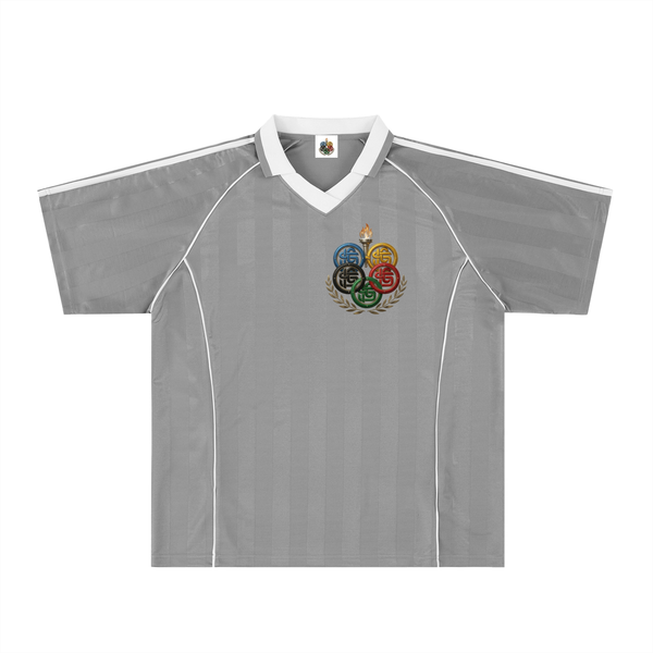 "Opening Ceremony" Shadow Stripe Collared Soccer Jersey