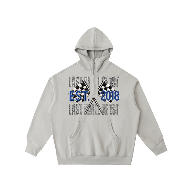 LS31st x D-Lo's Kitchen "Est. 2018"(D-Lo’s Racing Edition) Big Hood Half-Zip Fleece Hoodie