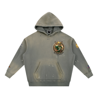 LS31st x D-Lo's Kitchen "Young Rudy" Vintage Washed Frayed Fleece Hoodie