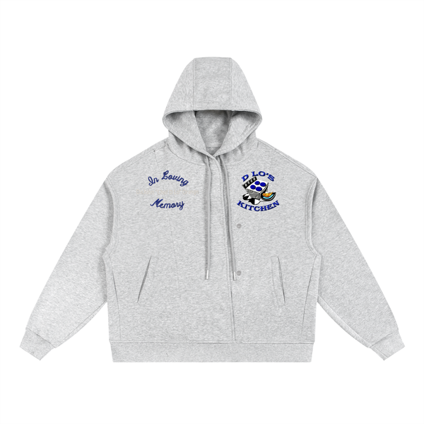 LS31st x D-Lo's Kitchen "Chefs Choice" Boxy Button Placket Hoodie
