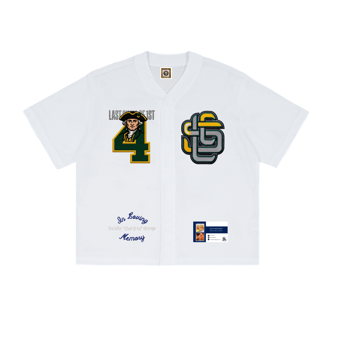 LS31st x D-Lo's Kitchen "Class of '03" Baseball-Jersey mit Knöpfen
