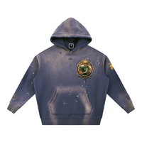 LS31st x D-Lo's Kitchen "Young Rudy" Vintage Washed Frayed Fleece Hoodie