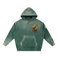 LS31st x D-Lo's Kitchen "Young Rudy" Vintage Washed Frayed Fleece Hoodie