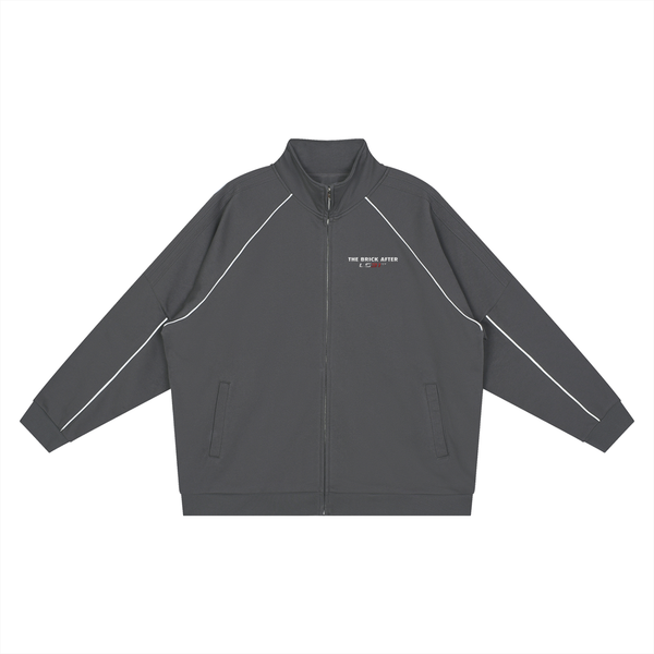 "The Brick After" Nigel Sylvester x AJ4 Reflection Striped Raglan Sleeve  Jacket