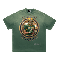 LS31st x D-Lo's Kitchen "Young Rudy" Tiger-Streifen-Farbverlauf Gewaschenes T-Shirt