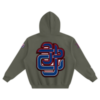 L.S.3.1st “The Monogram" Colorways Patch Archives(Union x Fragment Sport Royal/Chicago Royal Edition)Fleeced Boxy Hoodie