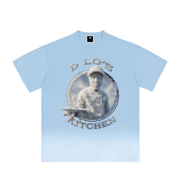 LS31st x D-Lo's Kitchen "Above The Clouds" Sunfade Vintage Washed T-Shirt