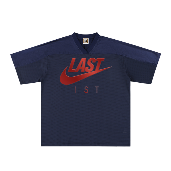 "The Brick After" Nigel Sylvester x AJ4 Oversized Mesh V-Neck Soccer Jersey