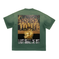 LS31st x D-Lo's Kitchen "Young Rudy" Tiger-Streifen-Farbverlauf Gewaschenes T-Shirt