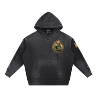 LS31st x D-Lo's Kitchen "Young Rudy" Vintage Washed Frayed Fleece Hoodie