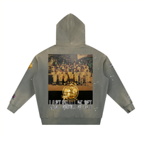 LS31st x D-Lo's Kitchen "Young Rudy" Vintage Washed Frayed Fleece Hoodie