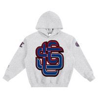 L.S.3.1st “The Monogram" Colorways Patch Archives(Union x Fragment Sport Royal/Chicago Royal Edition)Fleeced Boxy Hoodie