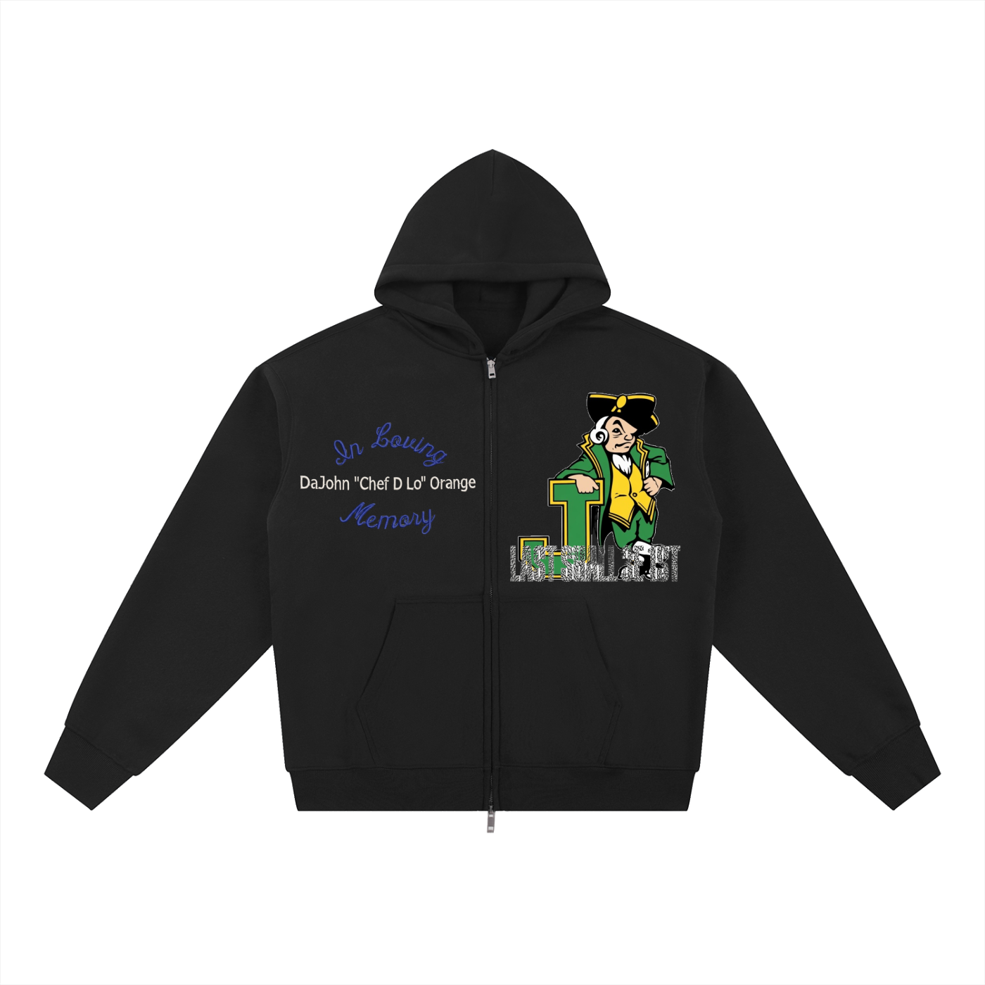 LS31st x D-Lo's Kitchen "Class of '03" Essential Fleece Zip-Through Hoodie