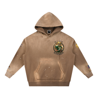 LS31st x D-Lo's Kitchen "Young Rudy" Vintage Washed Frayed Fleece Hoodie