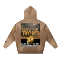 LS31st x D-Lo's Kitchen "Young Rudy" Vintage Washed Frayed Fleece Hoodie
