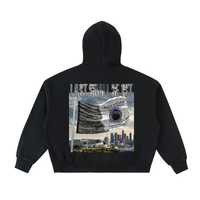 LS31st x D-Lo's Kitchen "Hometown Hero" Fleeced Full-Zip Boxy Hoodie