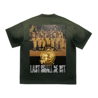 LS31st x D-Lo's Kitchen "Young Rudy" Tiger-Streifen-Farbverlauf Gewaschenes T-Shirt