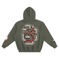 "The Brick After" Nigel Sylvester x AJ4 Fleeced Boxy Hoodie