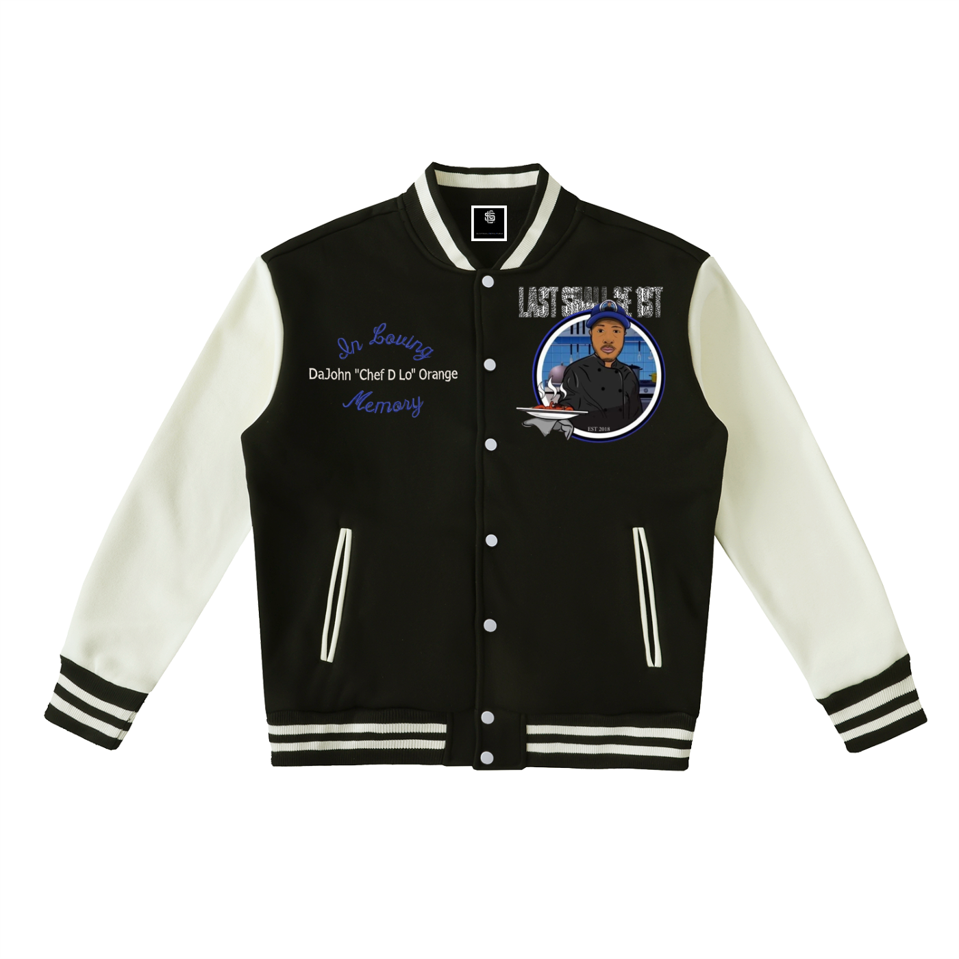 LS31st x D-Lo's Kitchen "Chefs Choice"(Alternate)Two-Tone Fleeced Varsity Jacket