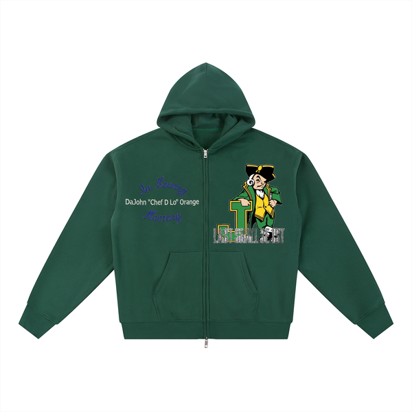 LS31st x D-Lo's Kitchen "Class of '03" Essential Fleece Zip-Through Hoodie