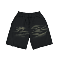 LS31st x D-Lo's Kitchen „Young Rudy“ Gewaschene Tigerstreifen-Shorts